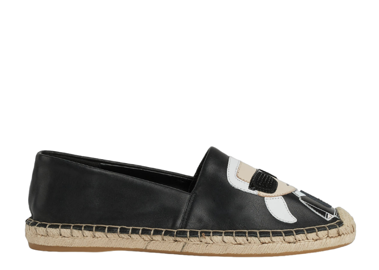 Karl Lagerfeld Ikonic Kamini Espadrille Slip-On Black