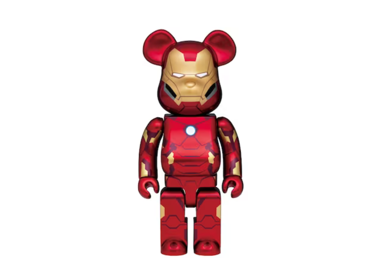 Bearbrick x Ironman Happy Lottery (2021 Version) 400% Red