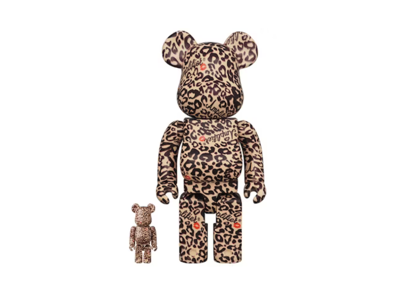 Bearbrick Amplifier 100% & 400% Set Leopard Print