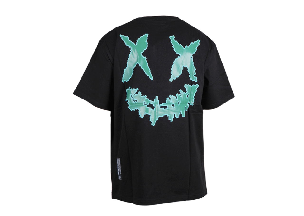 Ricky Is Clown Digital Tear Tee Black
