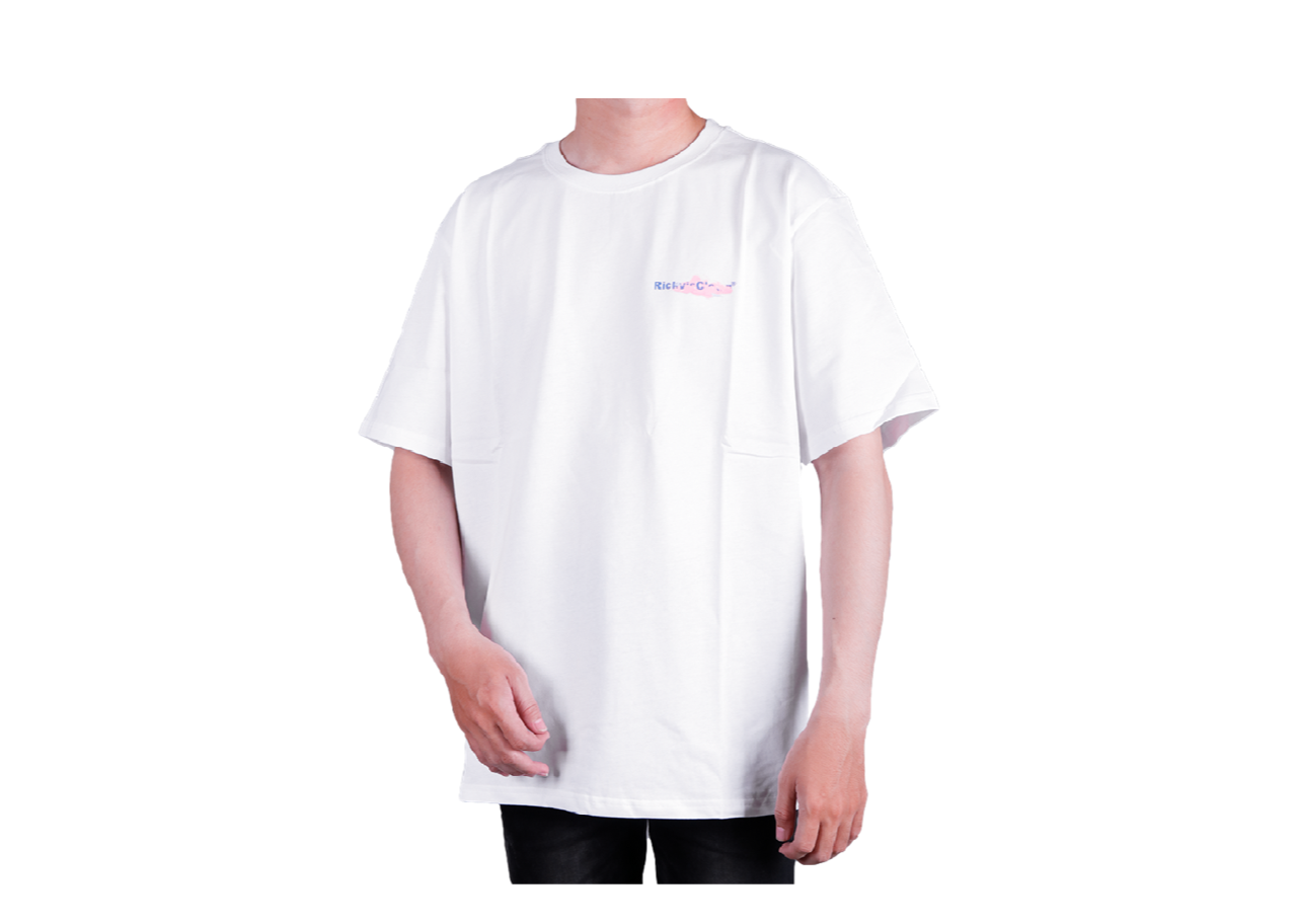 Ricky Is Clown Pink Misty Sea One Blood Tee White - photo 2