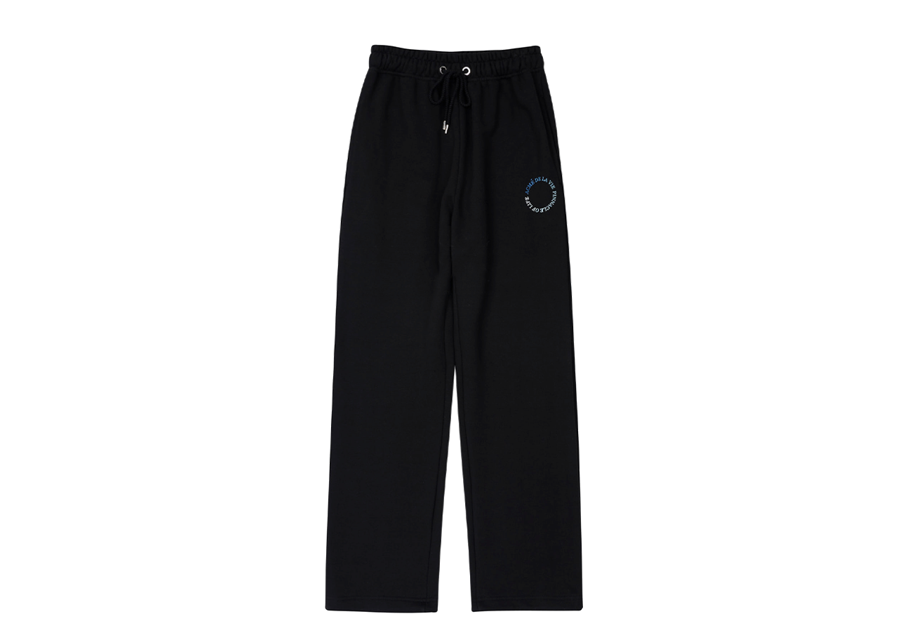 ADLV x LISA Circle Logo Artwork Wide Training Pants Black
