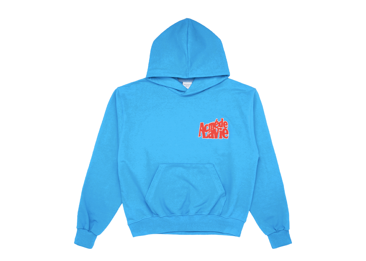 Acme De La Vie Boucle Embroidery Patch Hoodie Sky Blue - photo 2