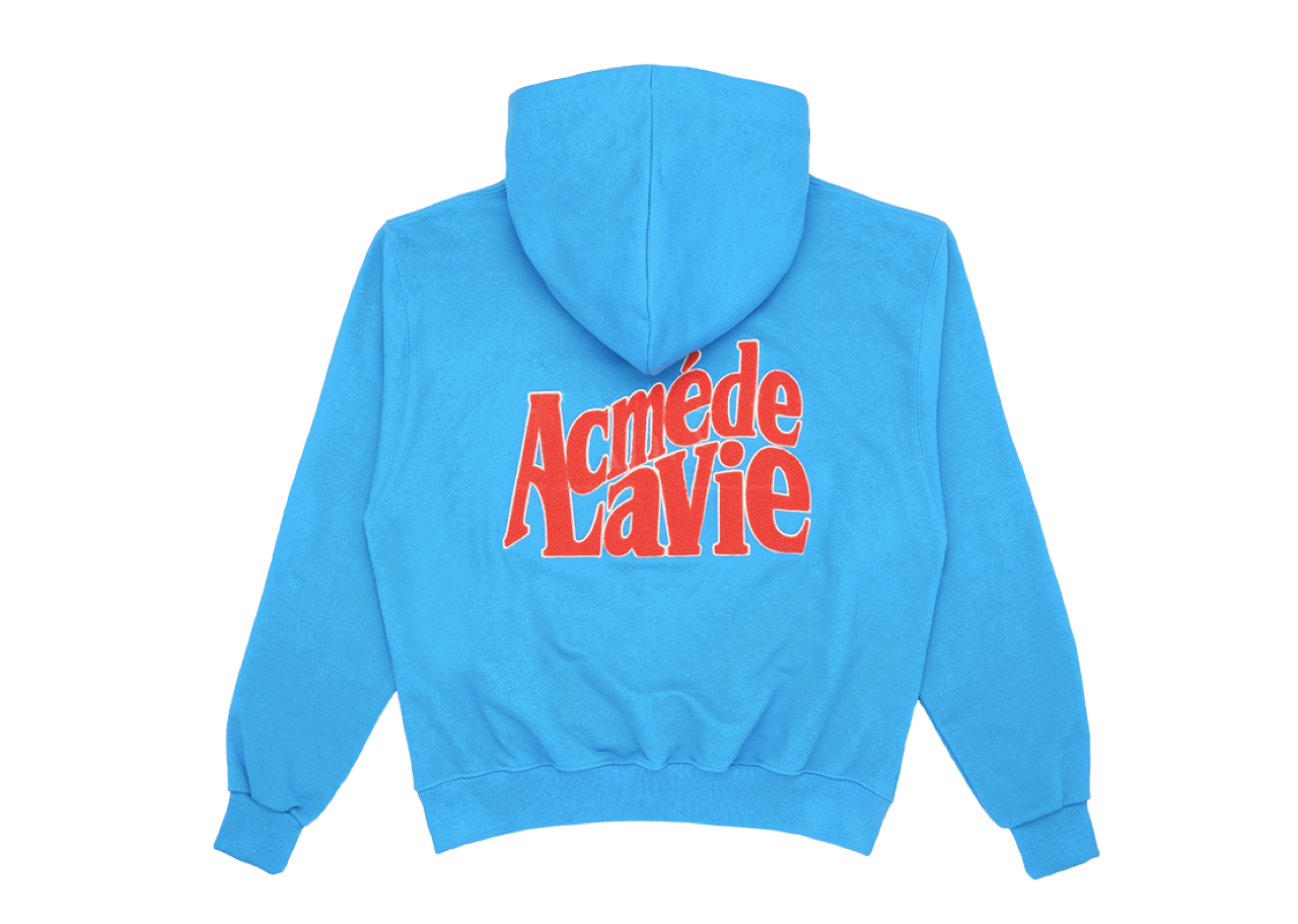 Acme De La Vie Boucle Embroidery Patch Hoodie Sky Blue