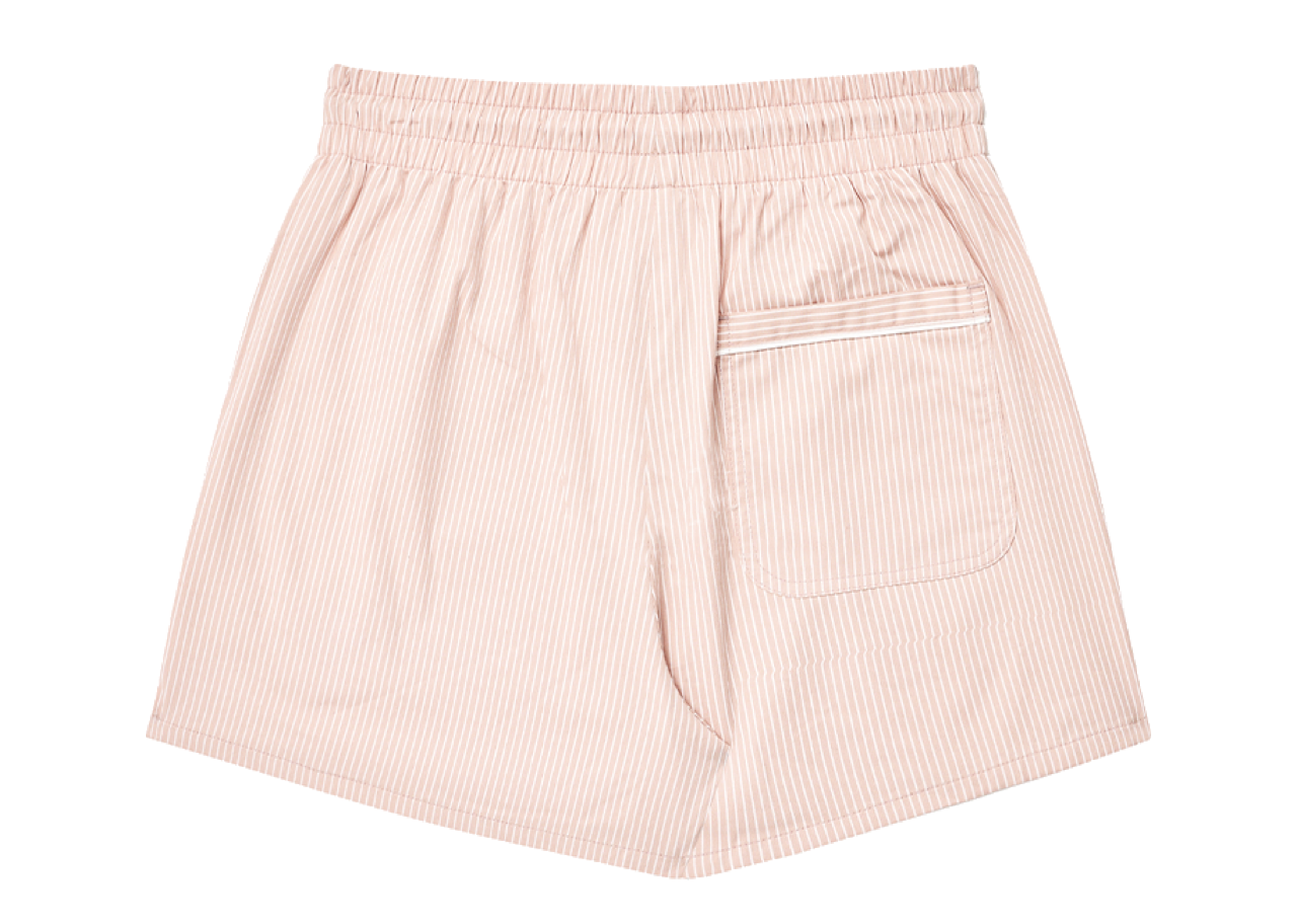 ADLV x LISA A Logo Emblem Patch Stripe Shorts Pink - photo 2
