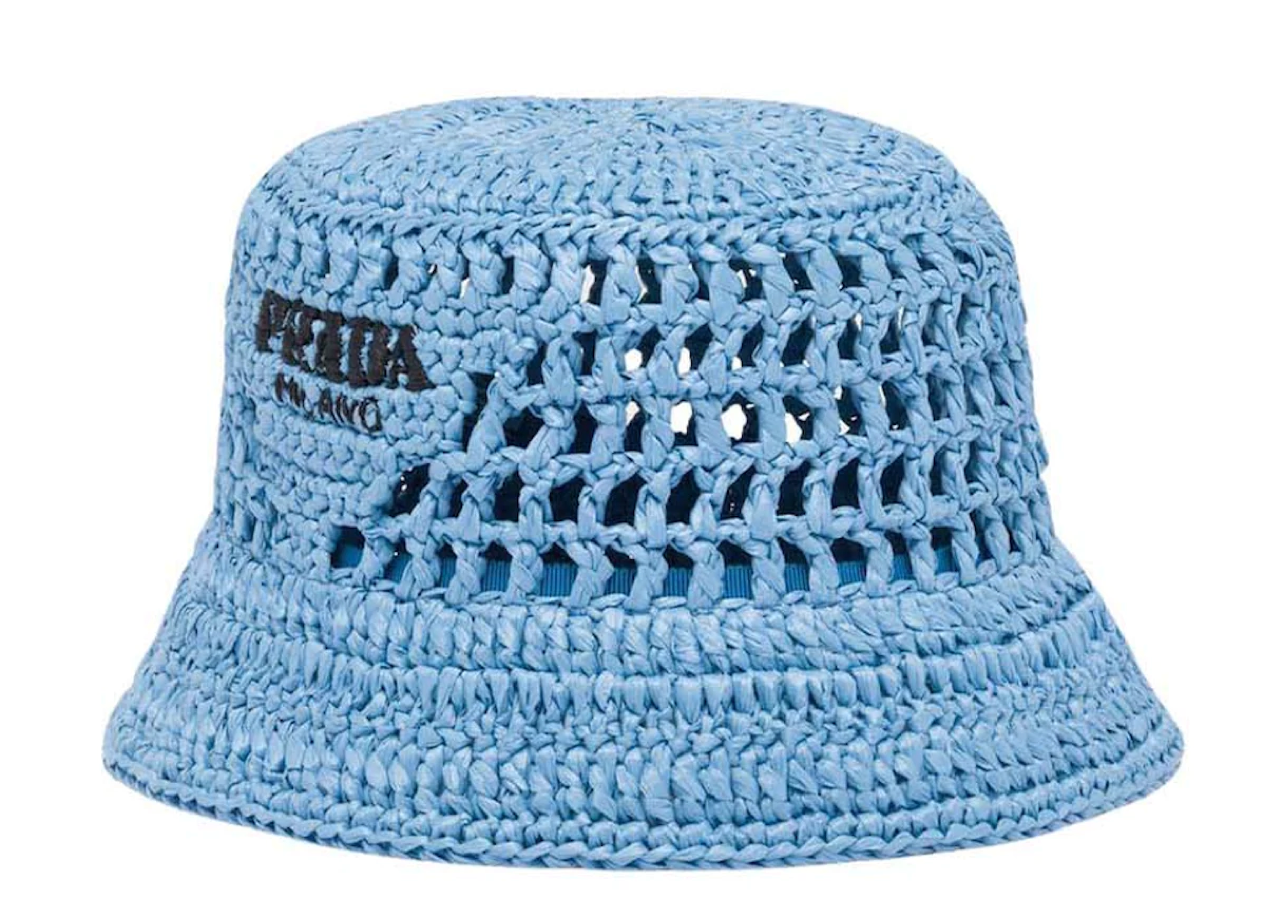 Prada Raffia Bucket Hat