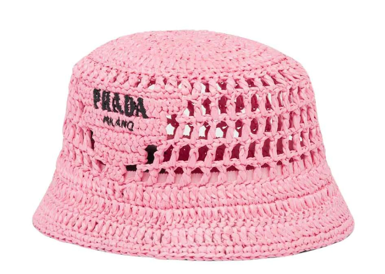 Prada Raffia Bucket Hat