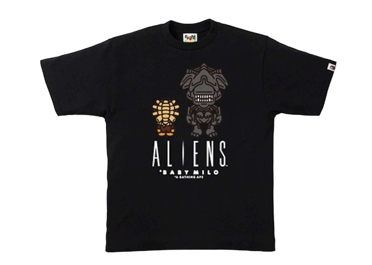 BAPE x Aliens Milo Tee Black