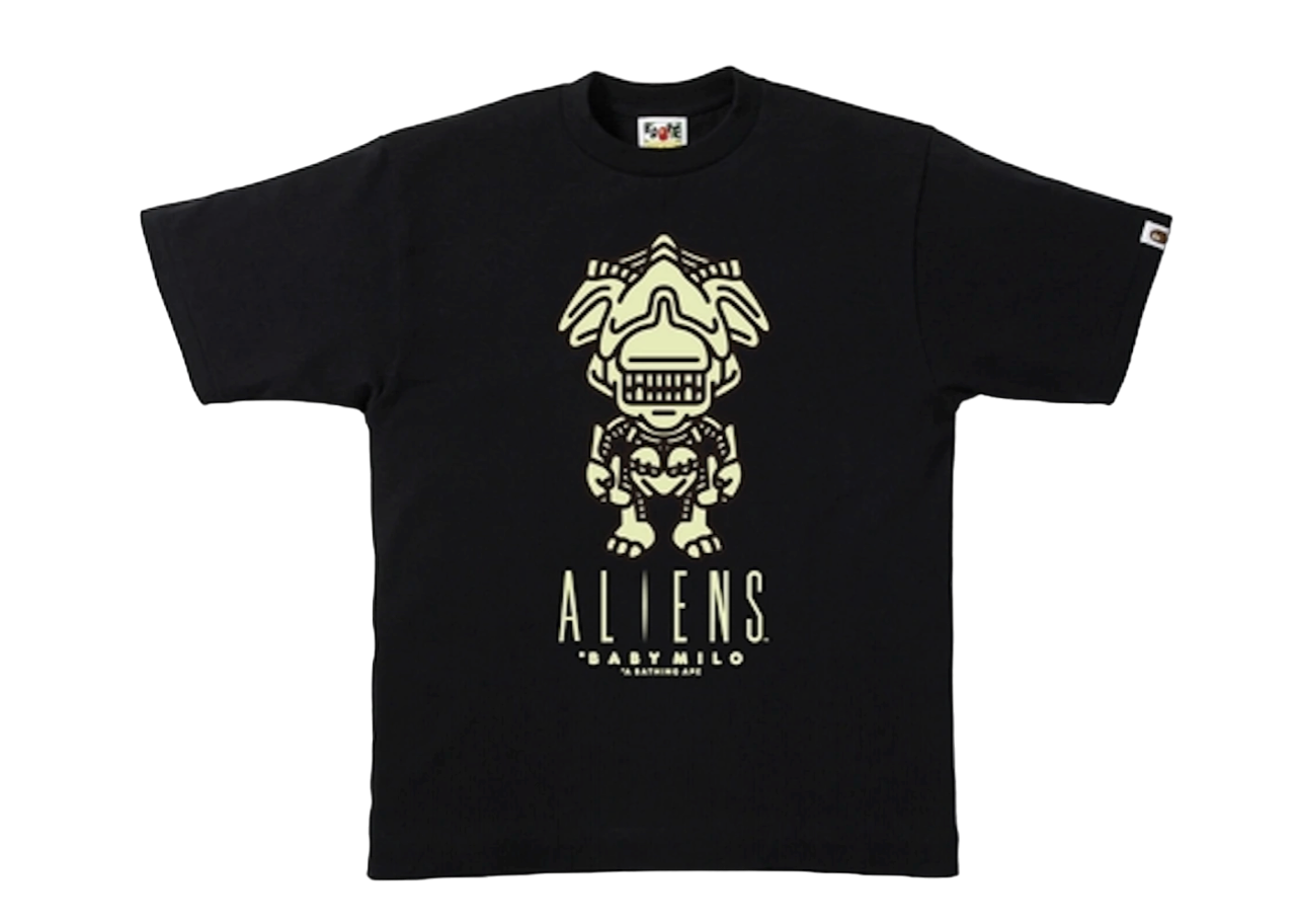 BAPE Alienaliens Alien Queen Tee Black
