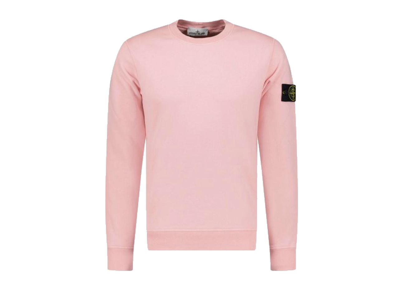 Stone Island Logo Sweatshirt Pink