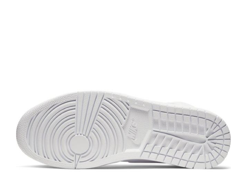Air Jordan 1 Mid Triple White (2020) - photo 4