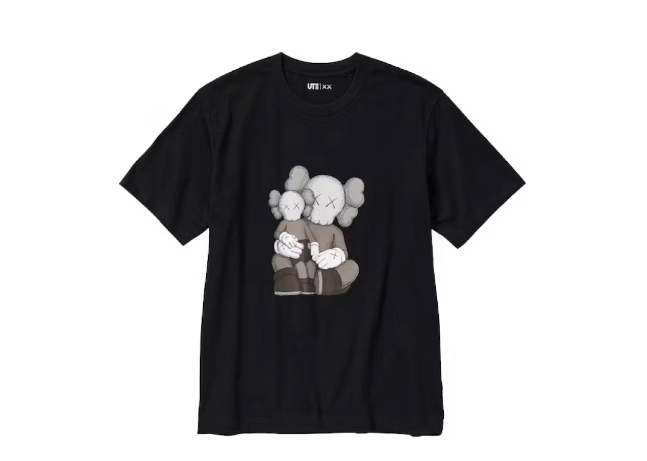 KAWS x Uniqlo UT Short Sleeve Graphic T-shirt Black (Asia Sizing)