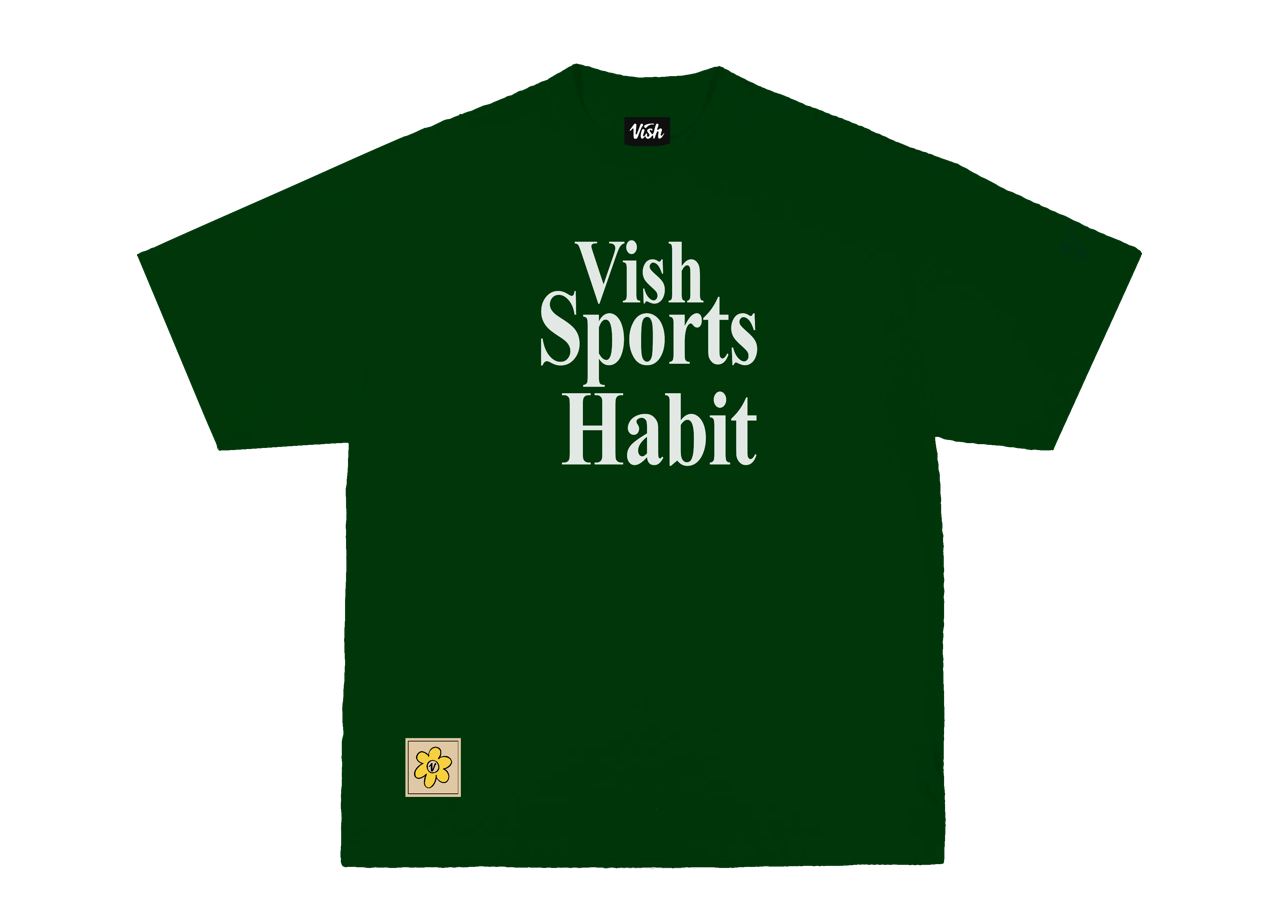 Never Too Lavish Sports Habit SS Tee Tennis Green