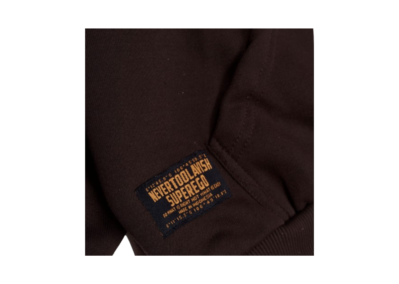 Never Too Lavish SUPEREGO Air Force Hoodie Brown - photo 3