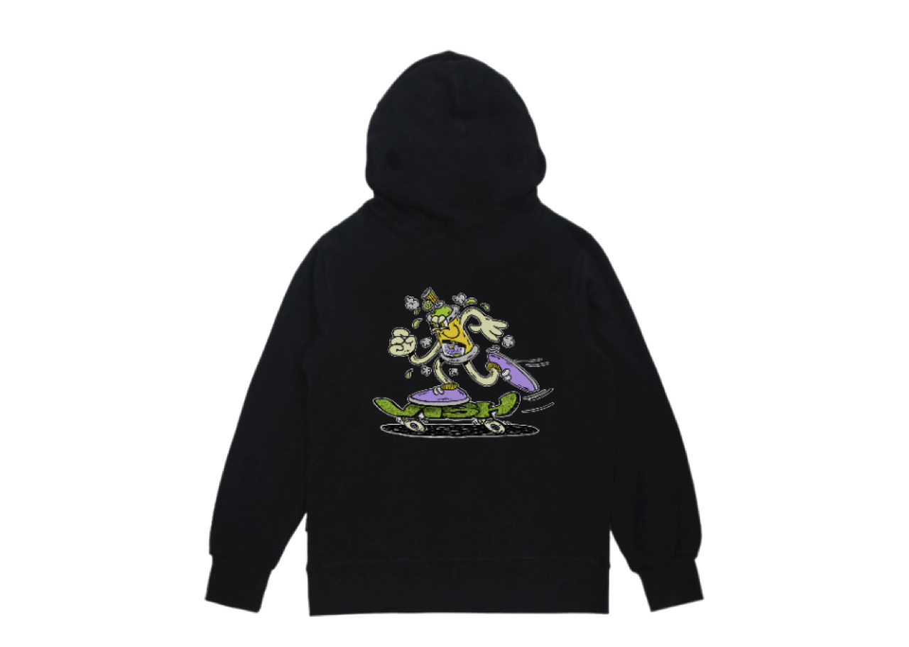 Never Too Lavish Skate Hoodie Black - photo 2
