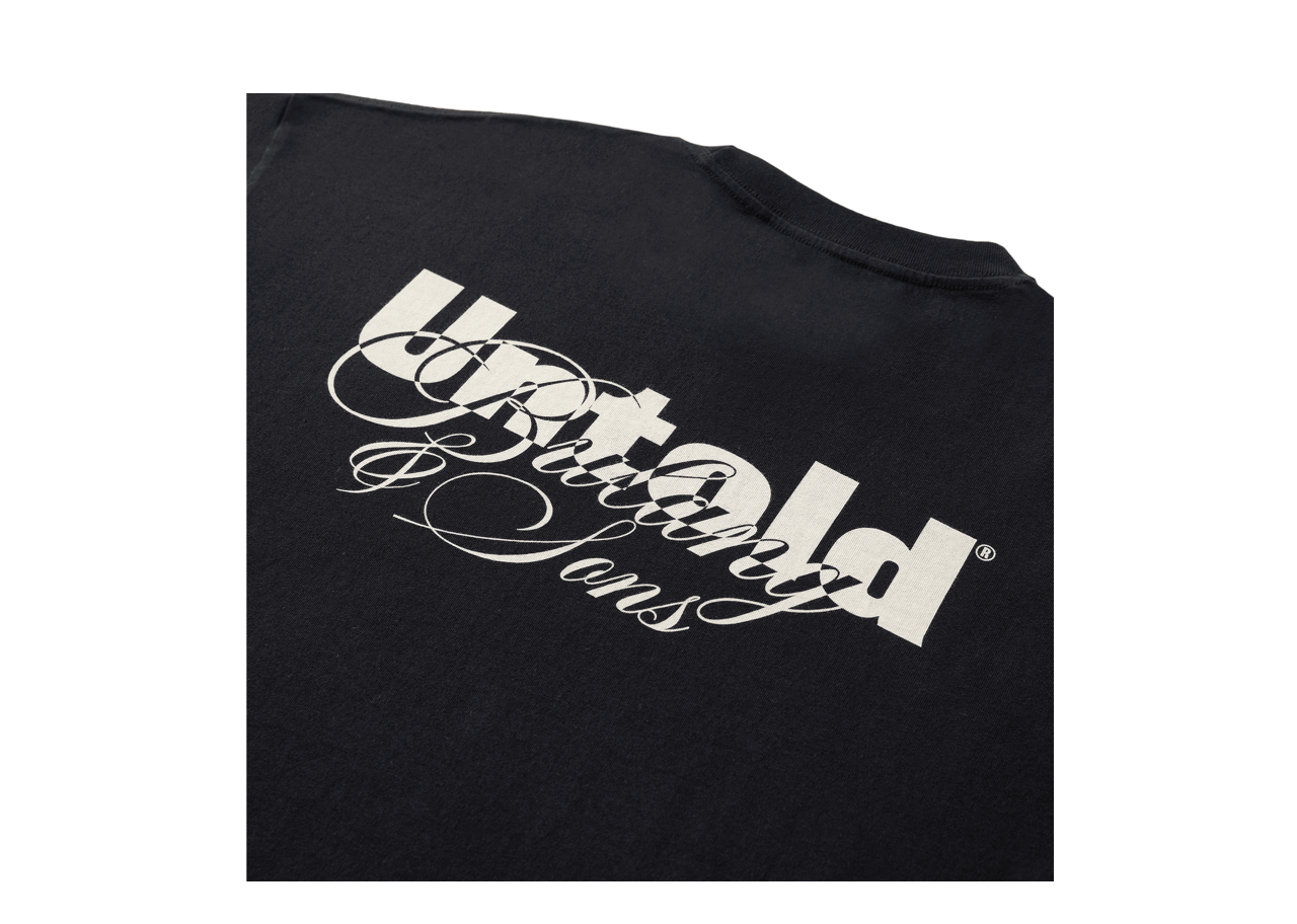 Untold Sign Over Regular Tee Black - photo 2