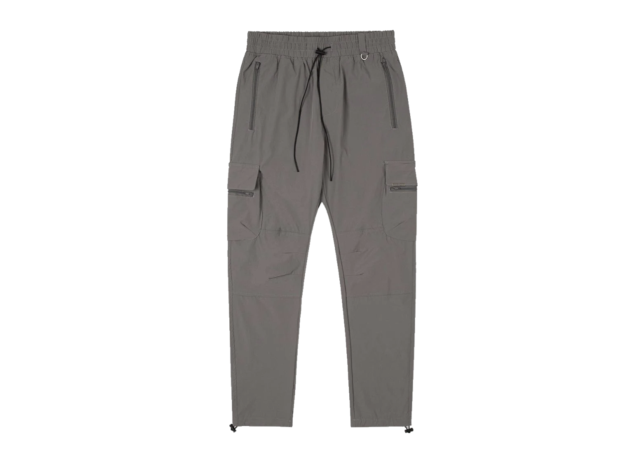 Hyper Denim Gray Cool Nylon Cargo Pant