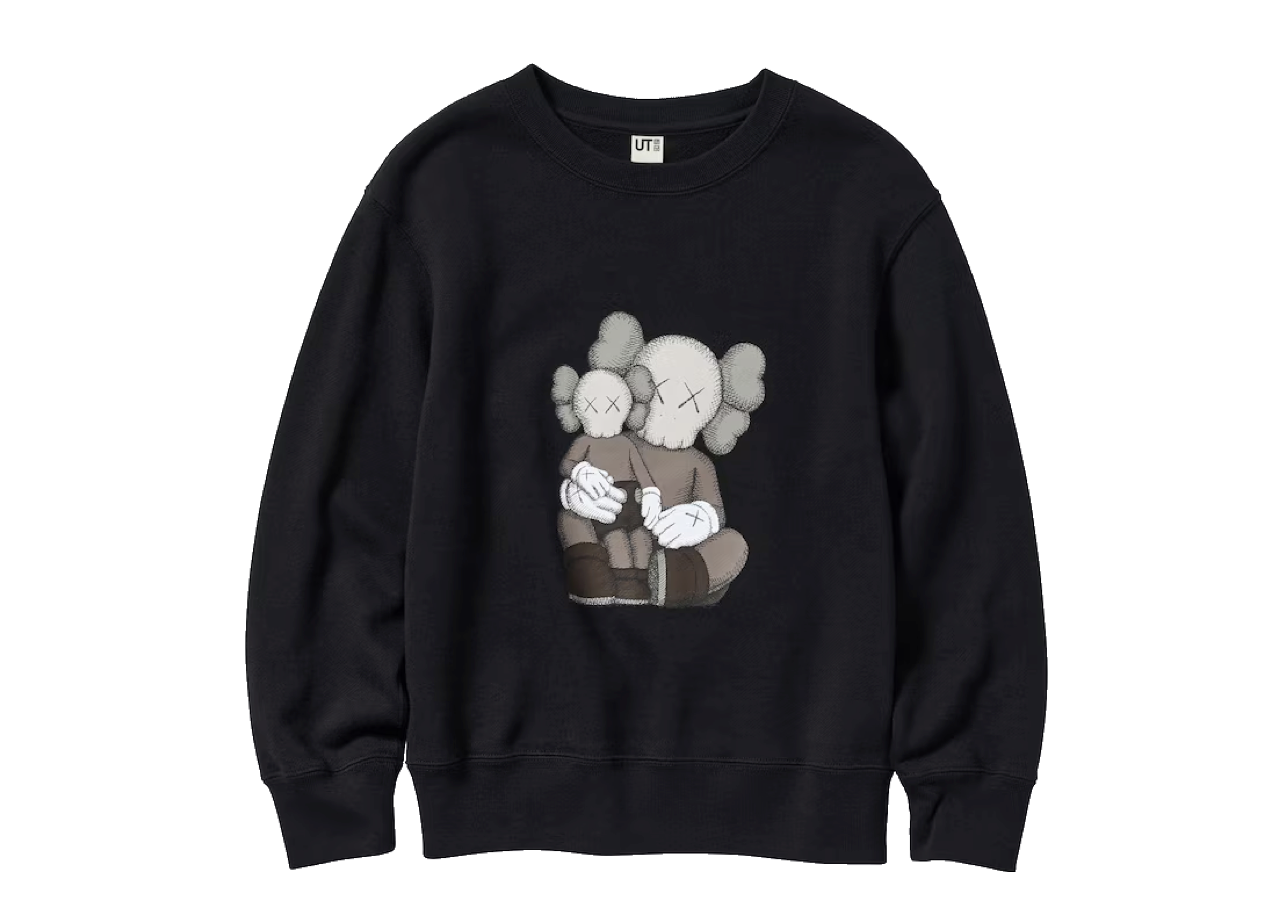 KAWS x Uniqlo Crewneck Sweater Kids Black
