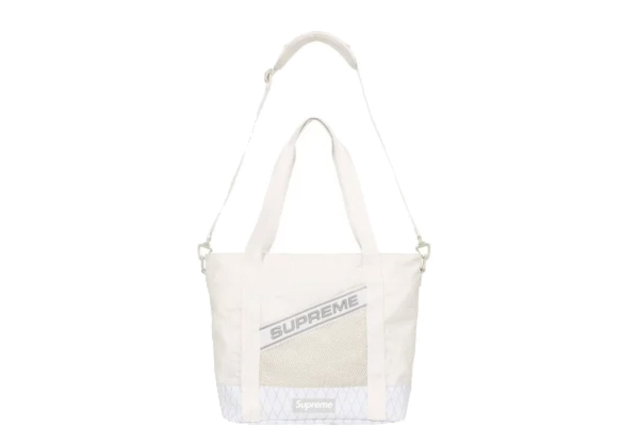 Supreme Tote Bag Reflective Logo White - photo 3