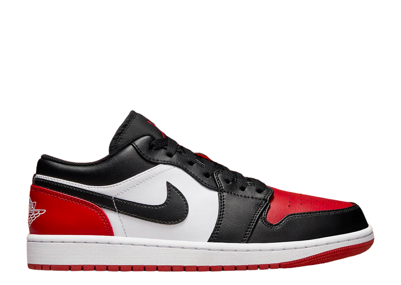 Air Jordan 1 Low Bred Toe 2.0