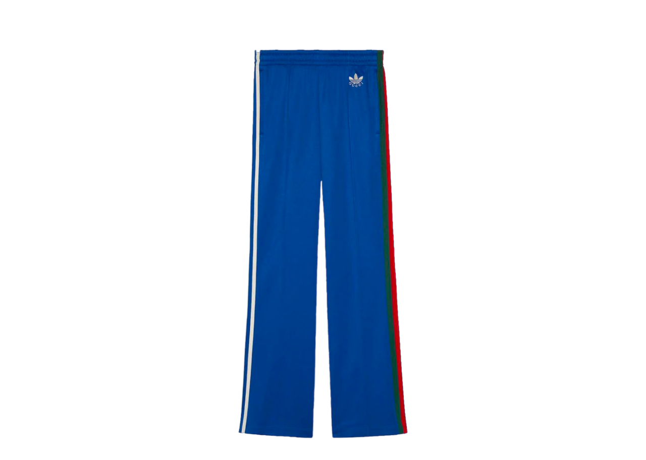Gucci X Adidas Flared Jogging Pants Cobalt Blue