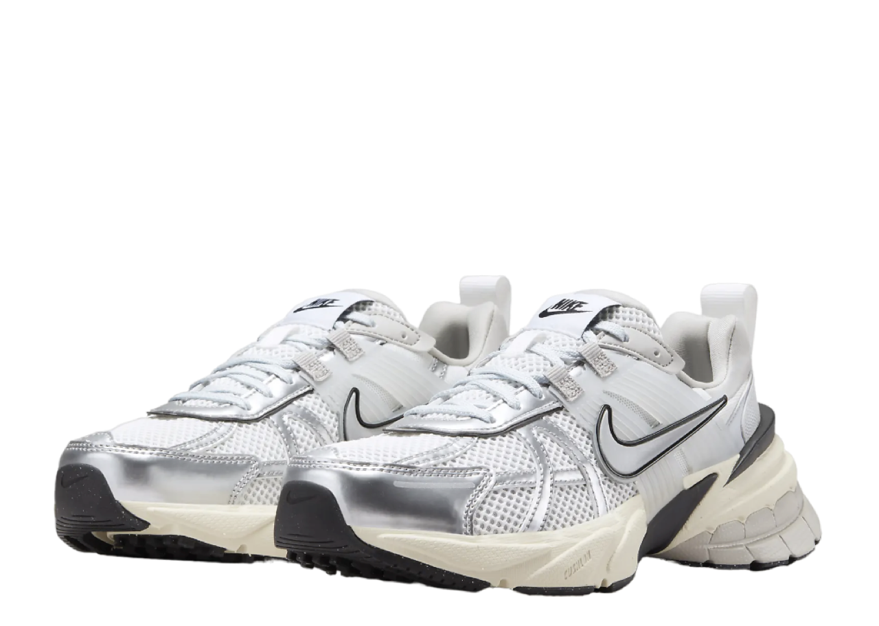 Nike V2K Run Summit White Metallic Silver (Women's) | Kick Avenue