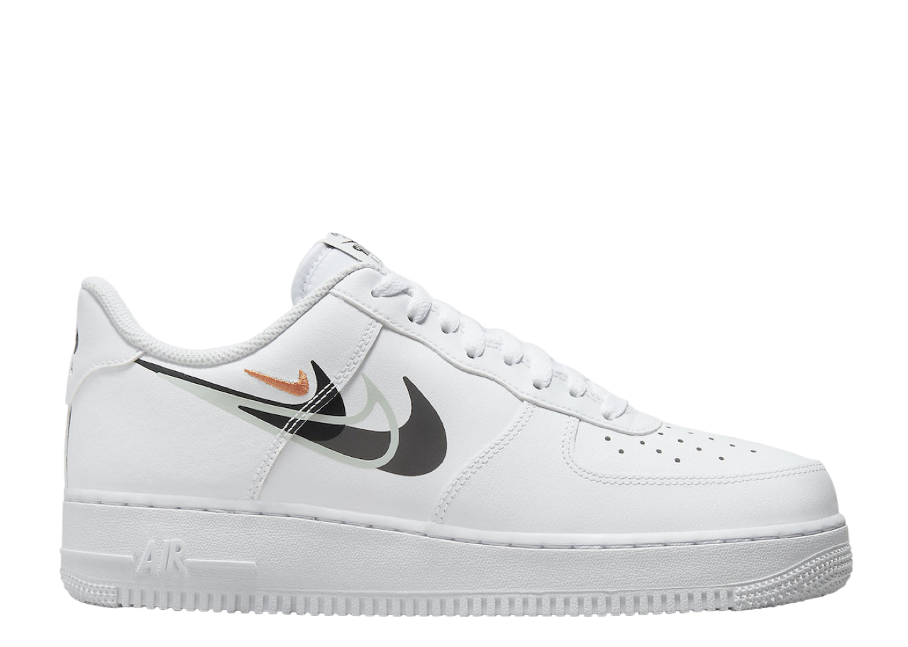 Nike Air Force 1 Low Multi Swoosh White Black