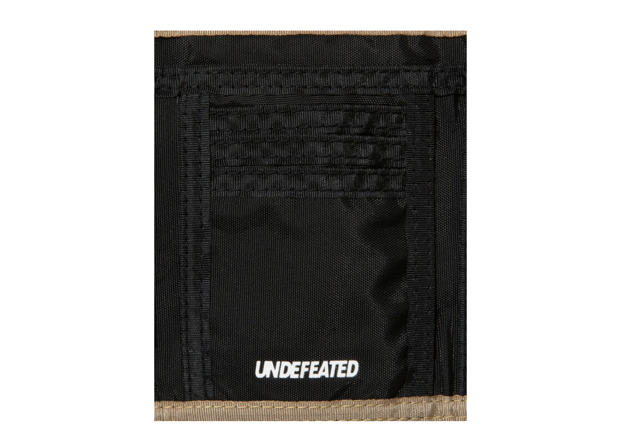 Undefeated Trifold Logo Print Wallet Tan - photo 3