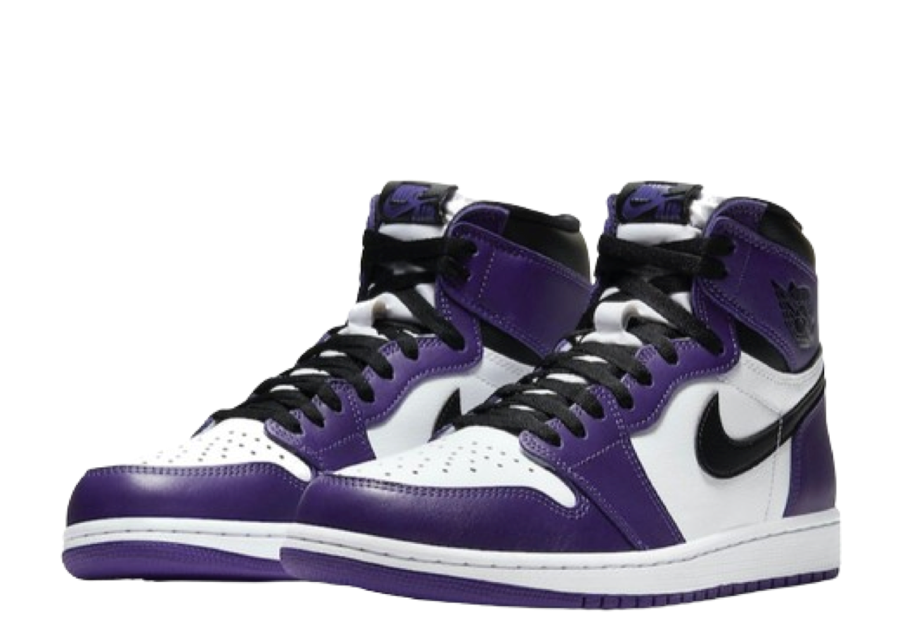 Air Jordan 1 Retro High Court Purple White - photo 2