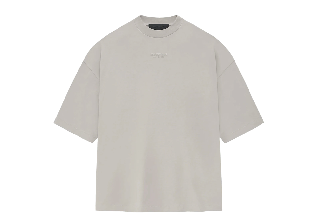 Fear Of God Essentials T-Shirt Silver Cloud