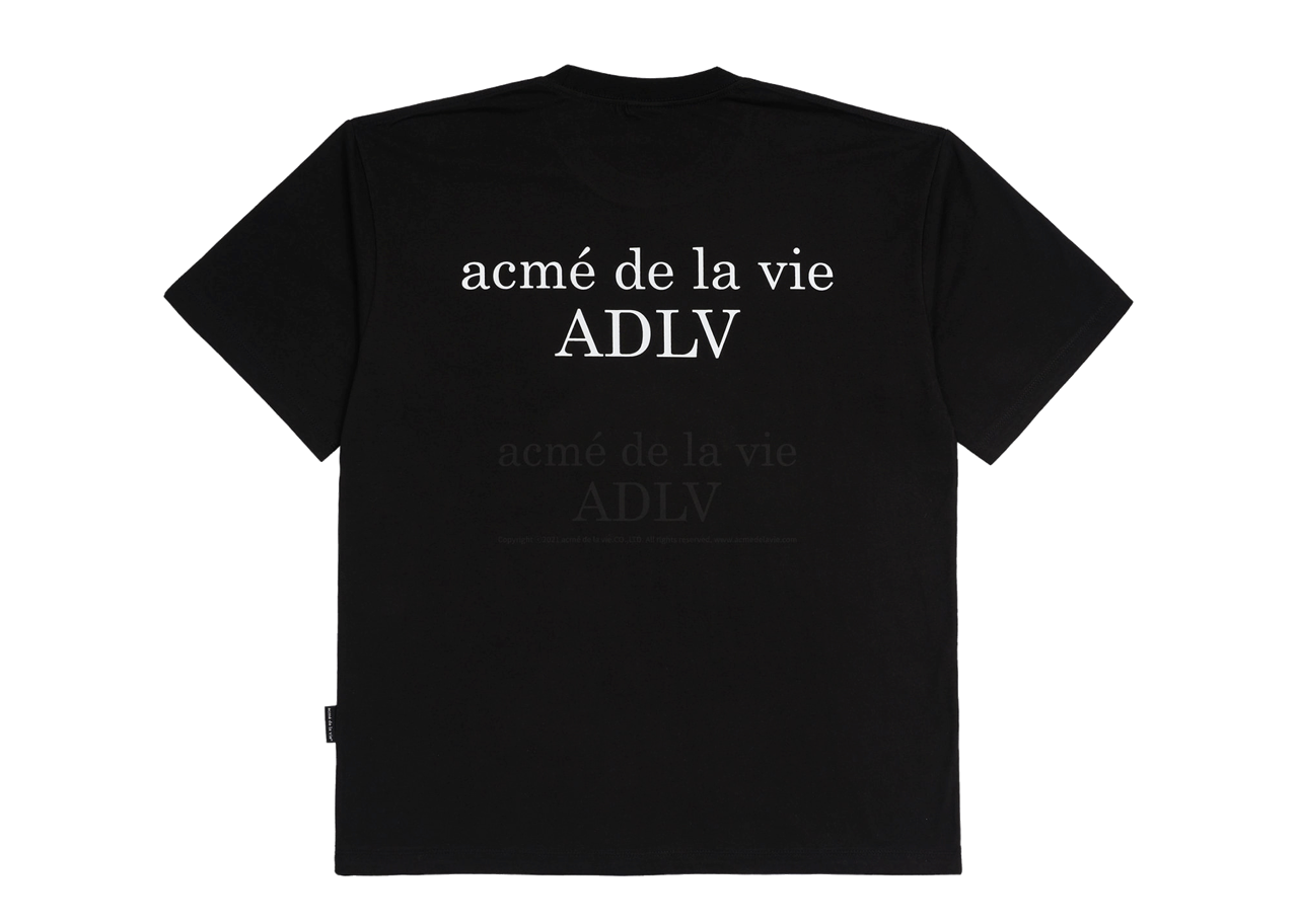 Acme De La Vie Baby Face Bear Muffler Boy Short Sleeve T-Shirt Black - photo 2