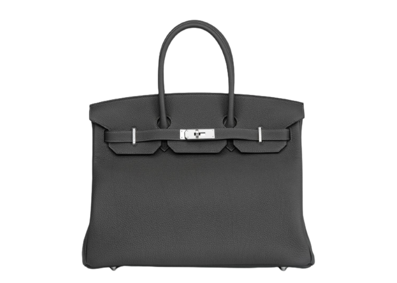 Hermès Birkin PHW 35 Graphite