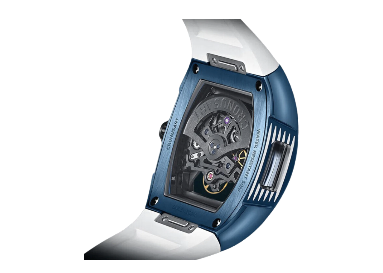 Cronus Art R1-001 Precision 316L Steel Night Sky Blue White - photo 4