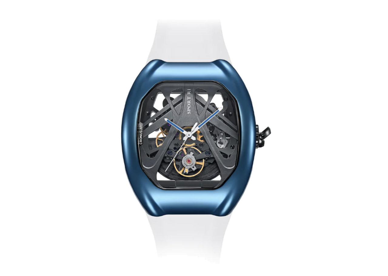 Cronus Art R1-001 Precision 316L Steel Night Sky Blue White