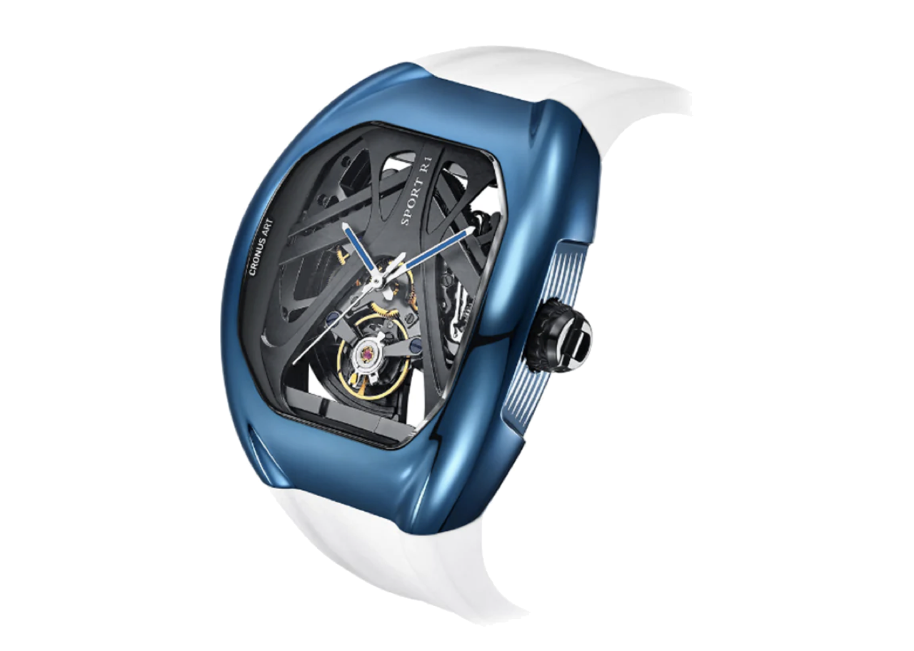 Cronus Art R1-001 Precision 316L Steel Night Sky Blue White - photo 3