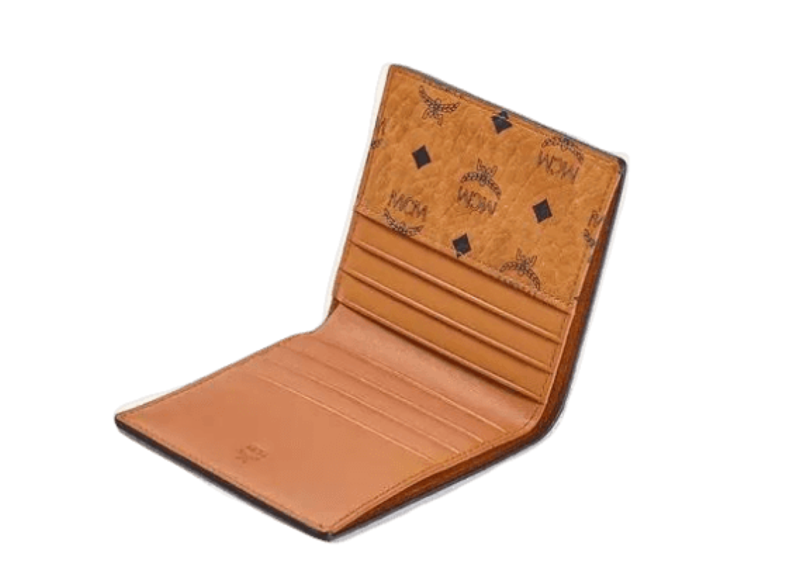 MCM Mini Bifold Card Wallet Visetos Original - photo 2