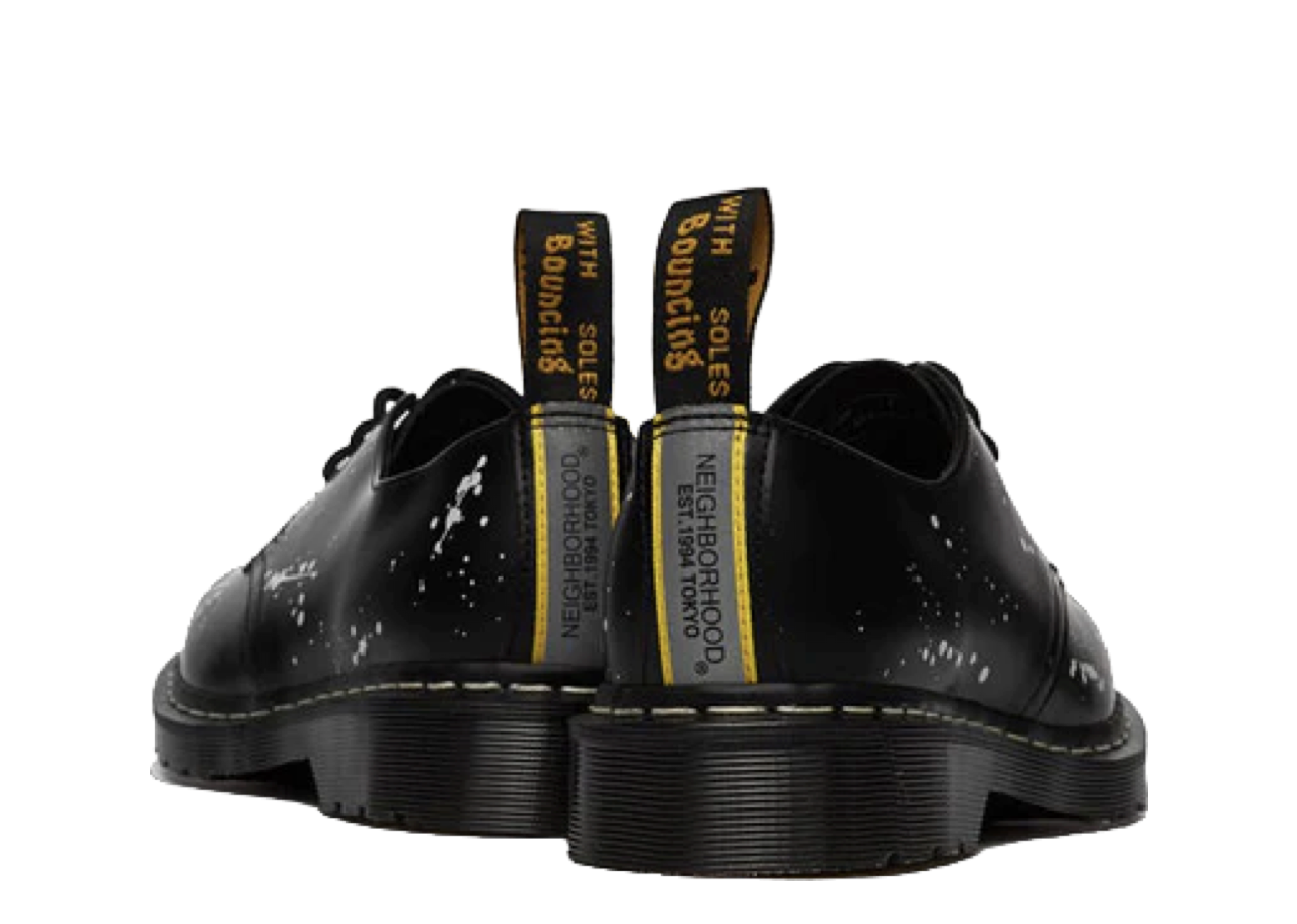 Dr. Martens 1461 x Neighborhood Made In England Black Paint - photo 3