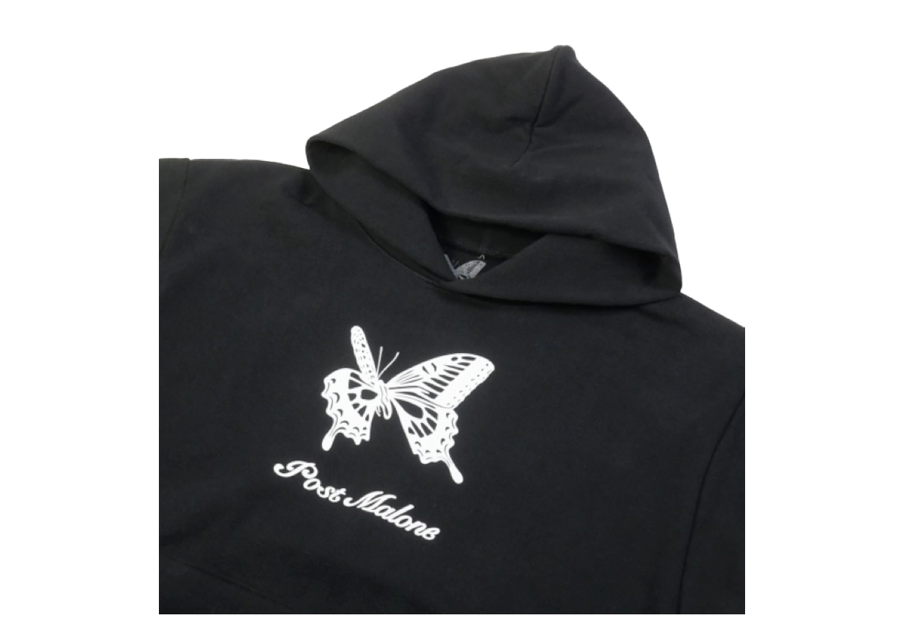 Verdy x Post Malone Hoodie Black - photo 4