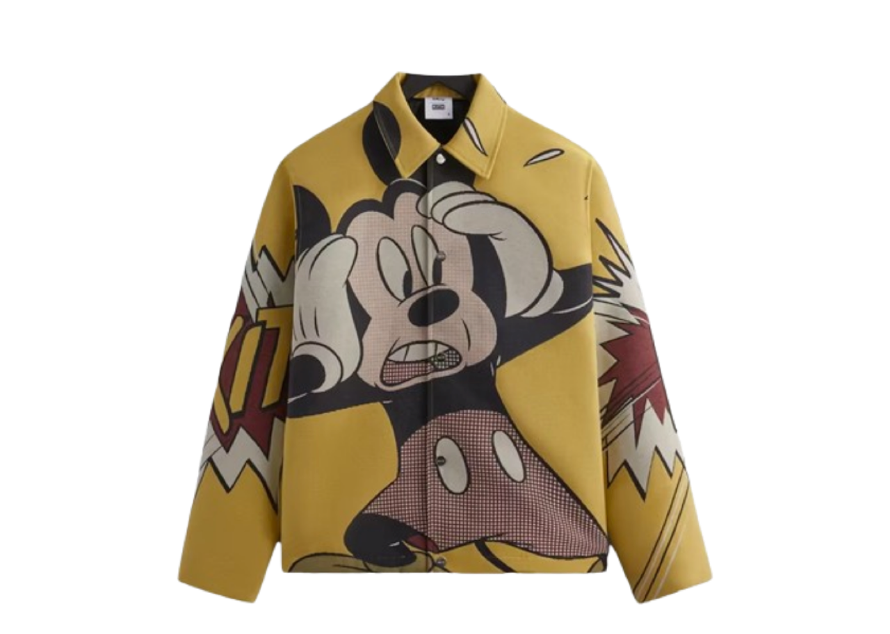Kith x Disney Mickey & Friends Tapestry Coaches Jacket Beam