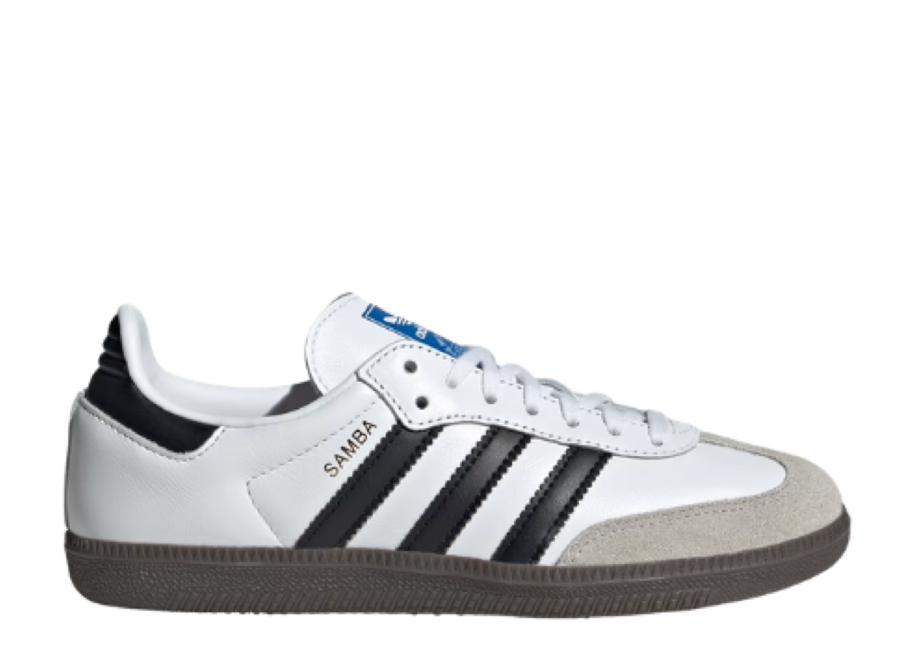 Adidas Samba OG Cloud White Core Black (Grade School)