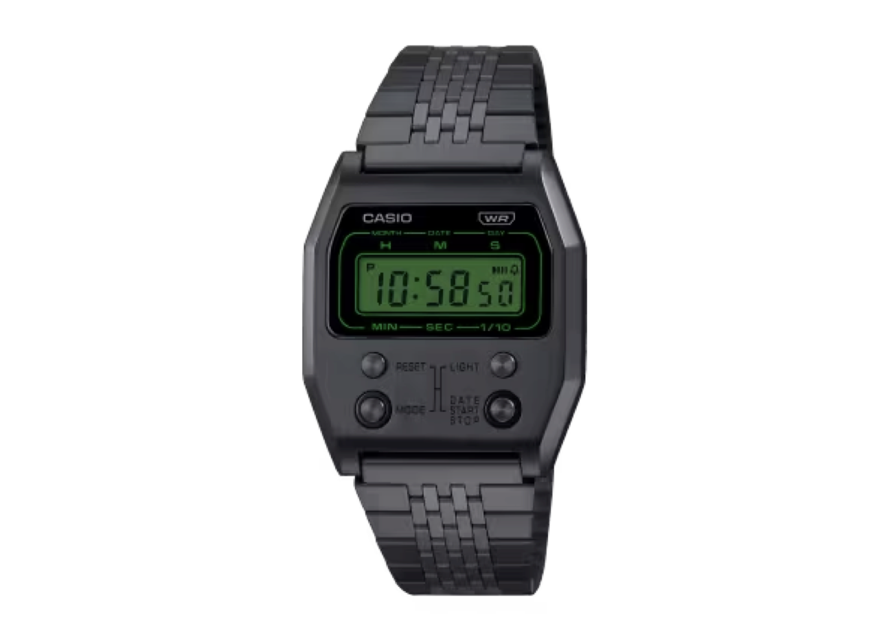 Casio Classic Black Stainless Steel Strap