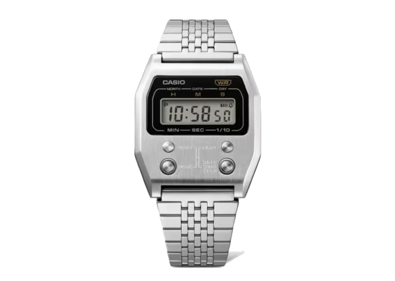 Casio Classic Silver Stainless Steel Strap