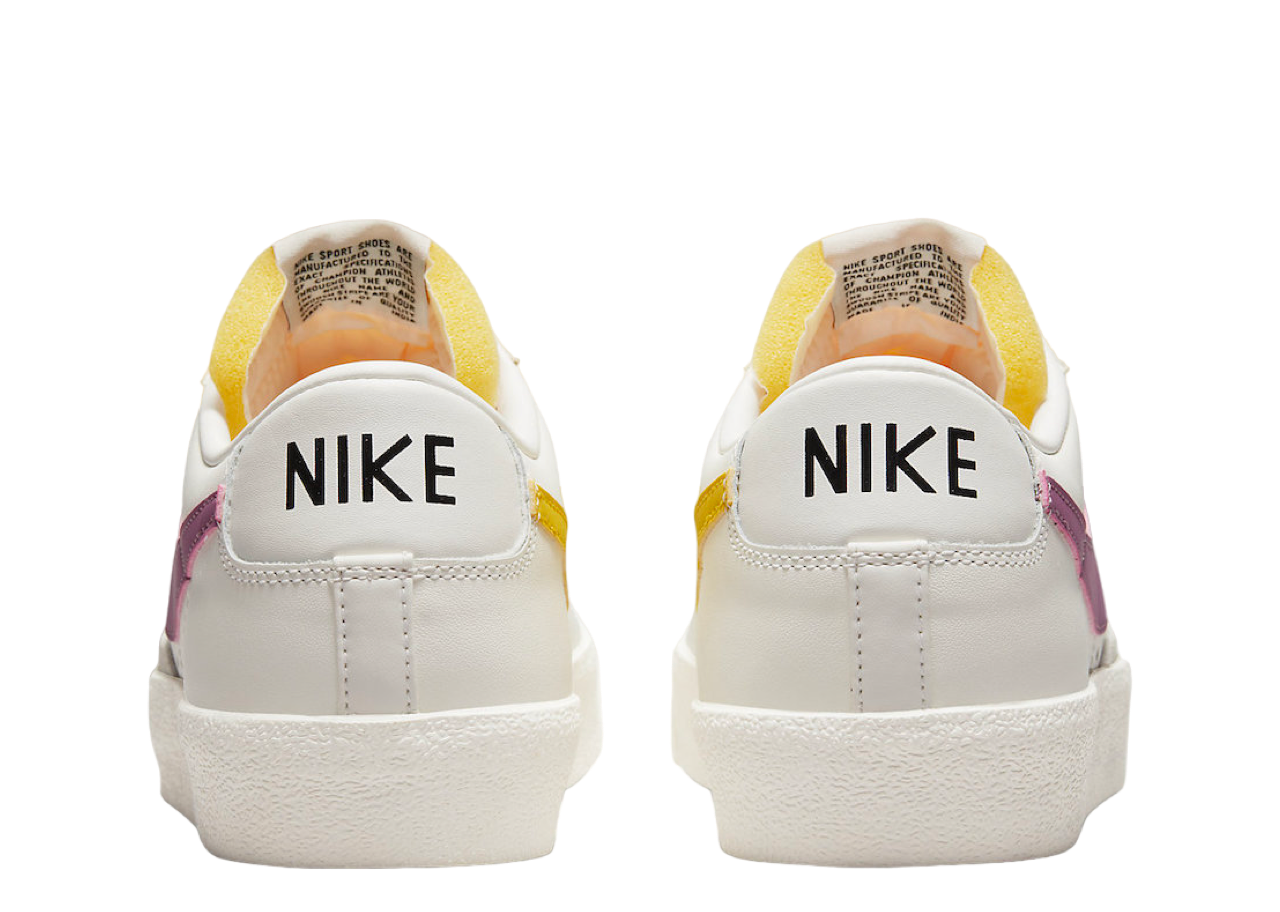 Nike Blazer Low 77 Vintage Sail Light Bordeaux Vivid Sulfur - photo 3