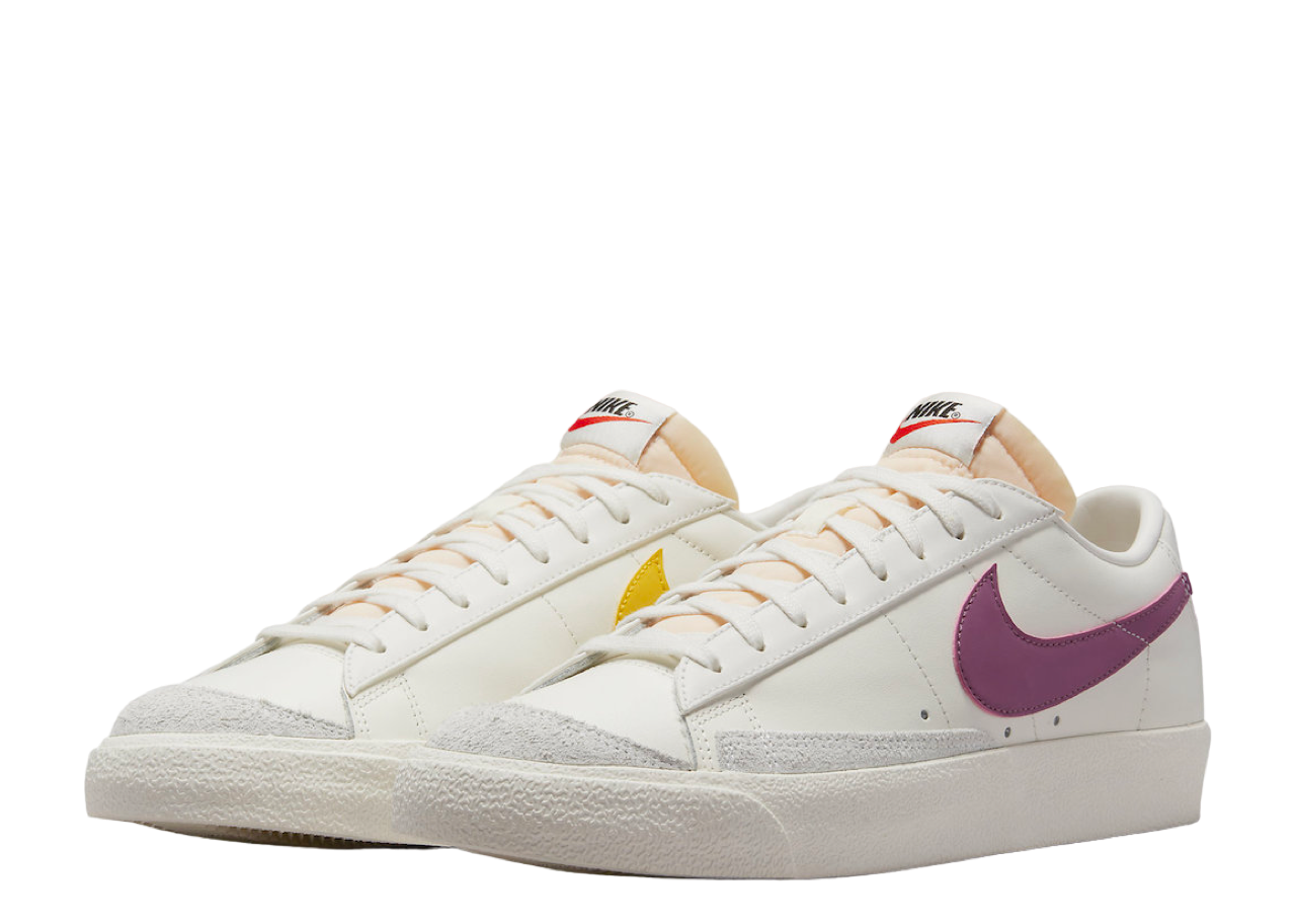 Nike Blazer Low 77 Vintage Sail Light Bordeaux Vivid Sulfur - photo 2