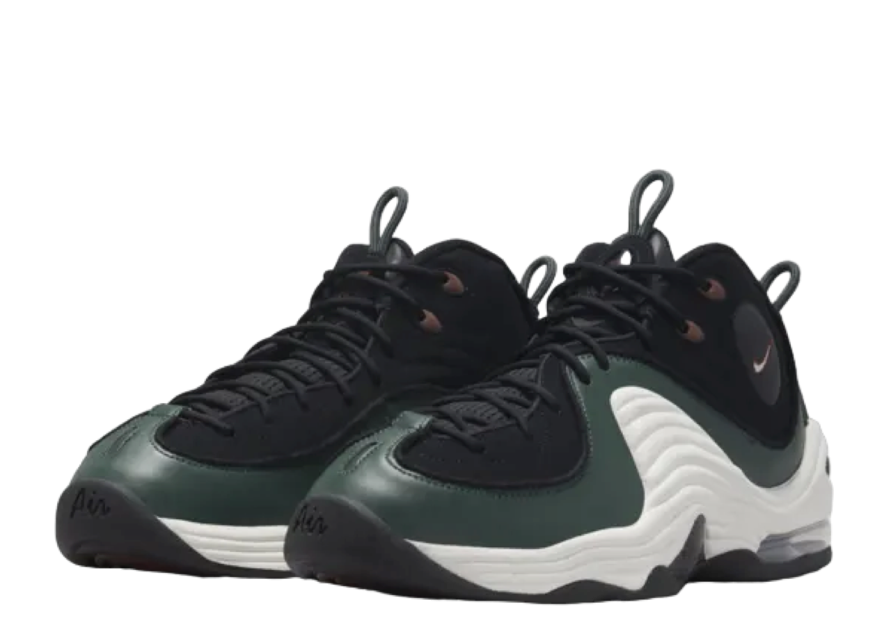 Nike Air Penny 2 Black Faded Spruce Dark Pony - photo 2