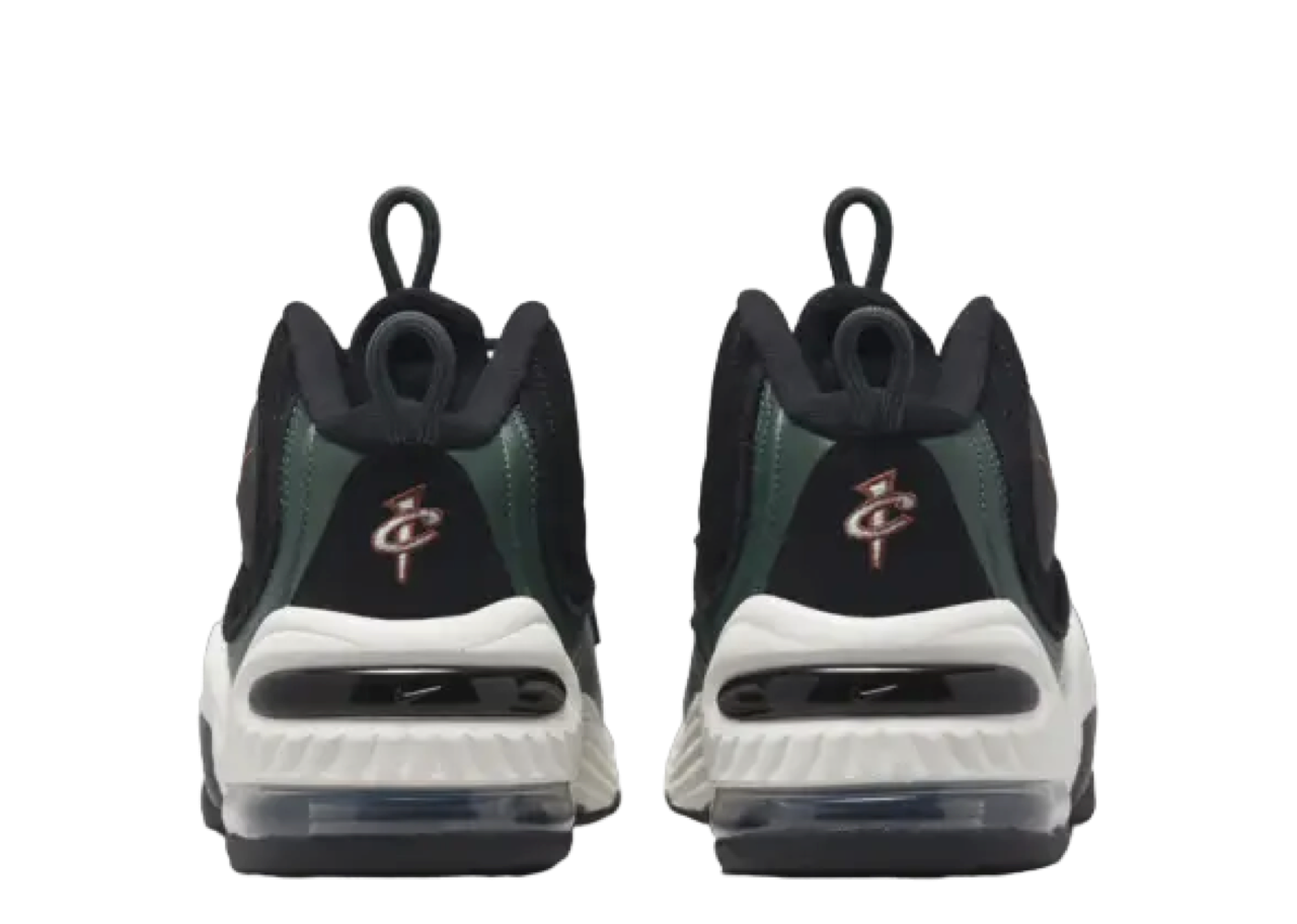 Nike Air Penny 2 Black Faded Spruce Dark Pony - photo 3