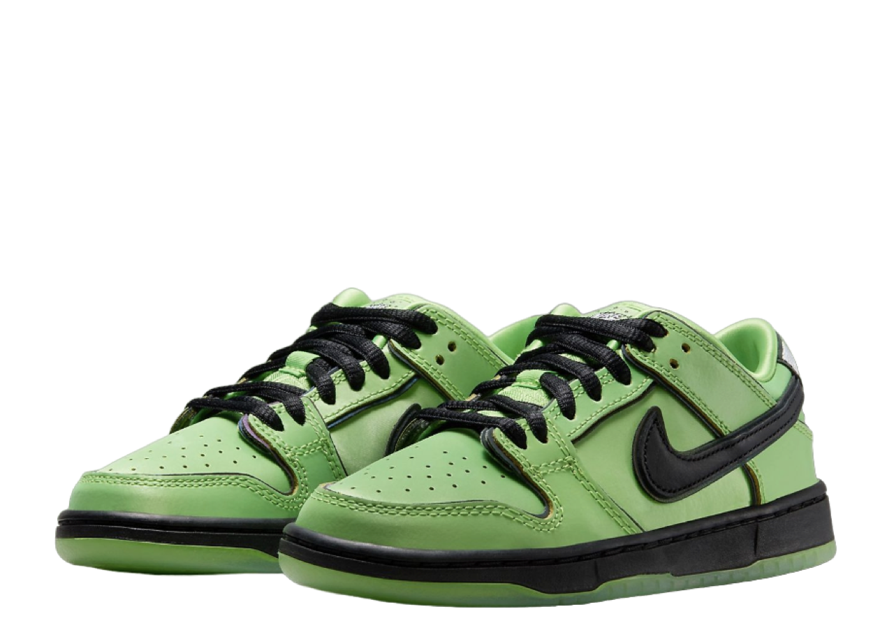 Nike SB Dunk Low The Powerpuff Girls Buttercup (Pre-School) - photo 2