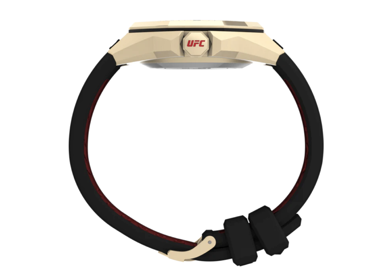 Timex UFC Pro 44mm Silicone Strap Watch Black Gold - photo 2