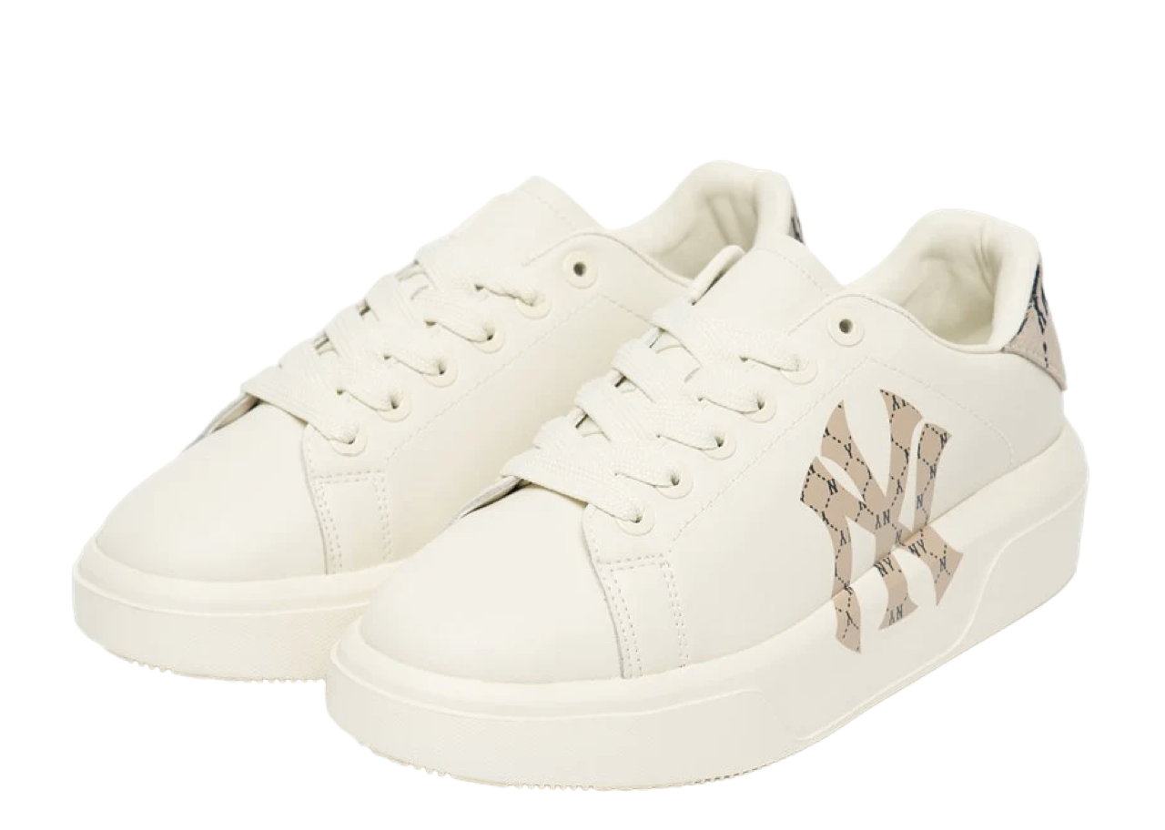 MLB New York Yankees Chunky Classic Diamond Monogram Heel Beige - photo 2