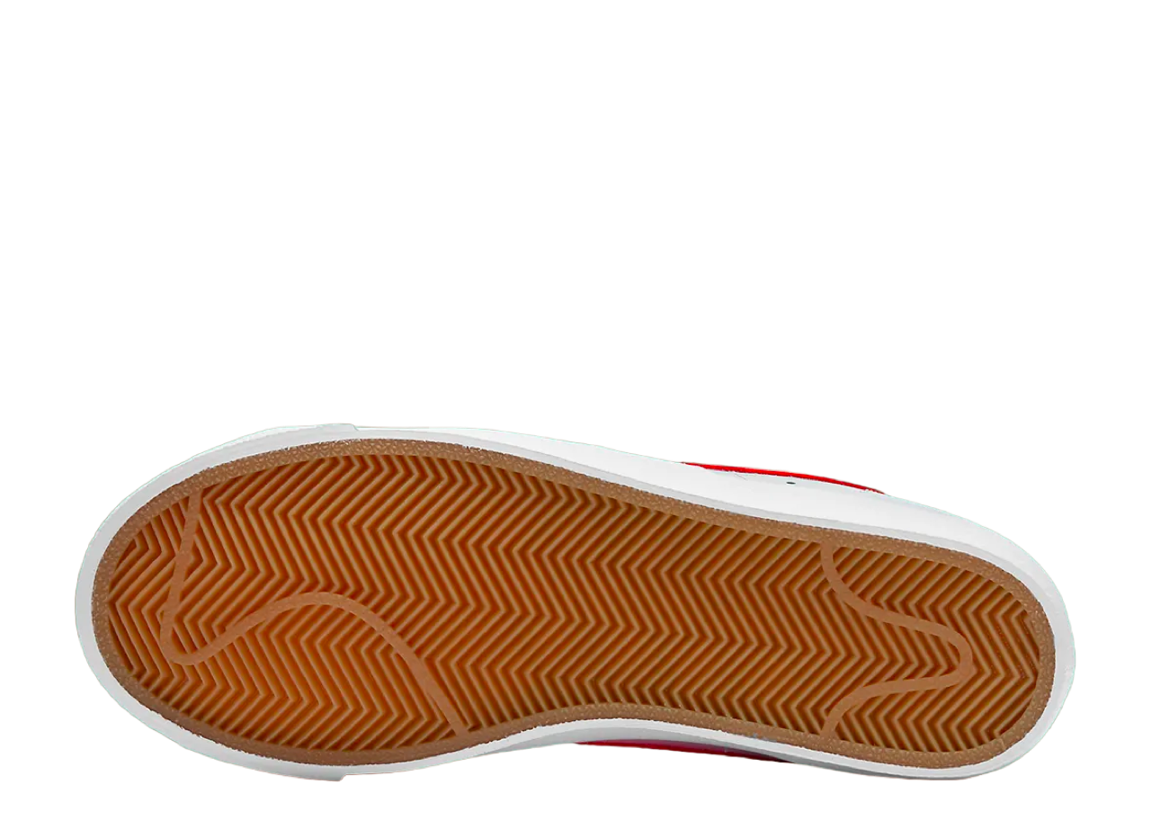 Nike Blazer Mid 77 Platinum Tint Bright Crimson (Grade School) - photo 4